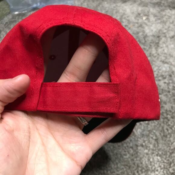 OC Sports MLB Los Angeles Angels LA Red Strapback - Picture 5 of 6